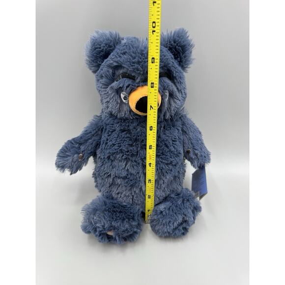 Merry Makers Mother Bruce Grumpy Bear Plush Blue Stuffed Animal 12” - Picture 3 of 11